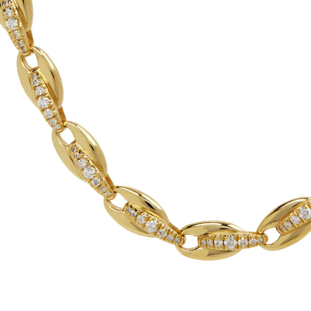 Aurelia Pavé Link Necklace