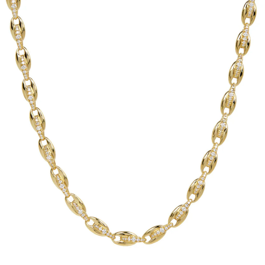 Aurelia Pavé Link Necklace