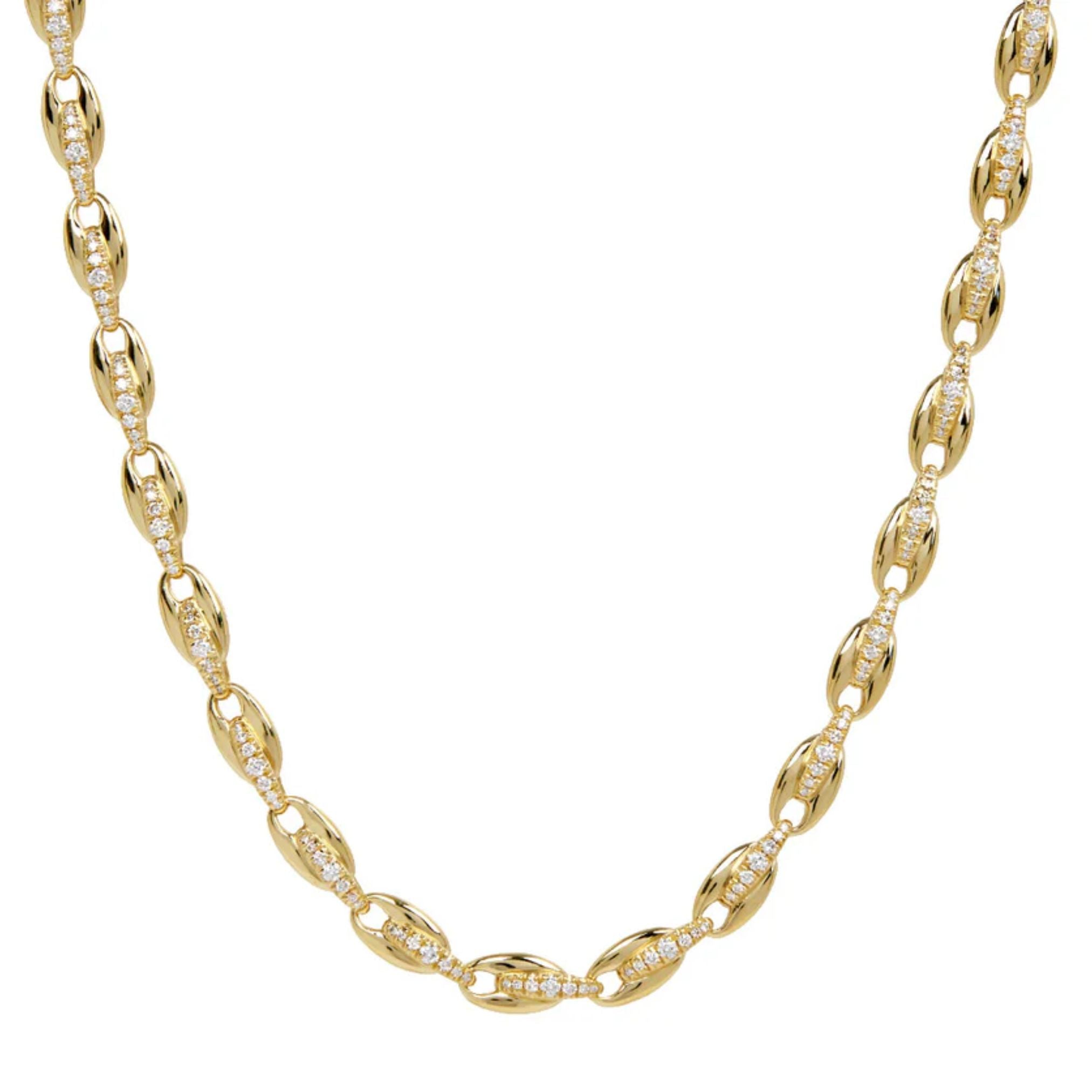 Aurelia Pavé Link Necklace