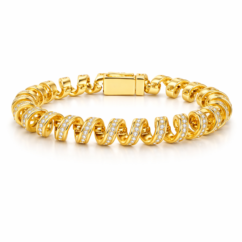 Slinky Pavé Bracelet