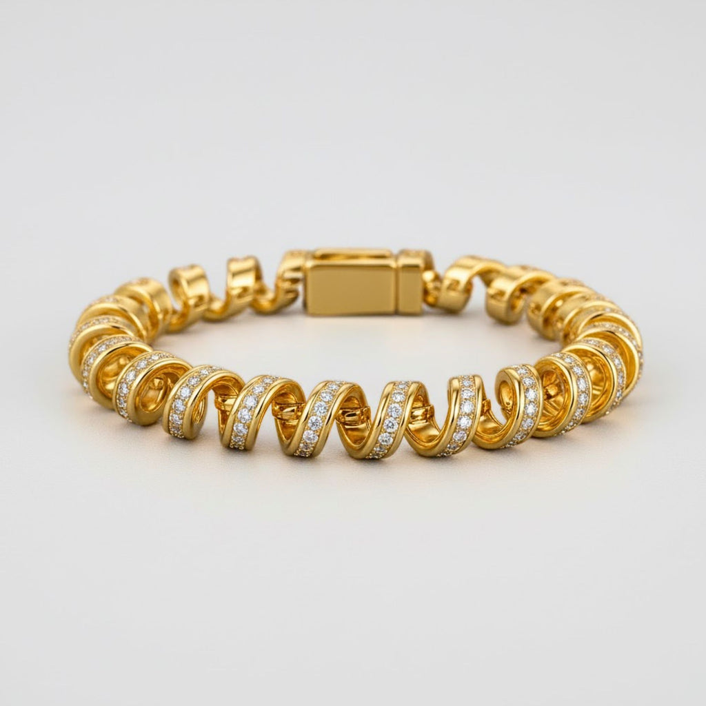 Slinky Pavé Bracelet