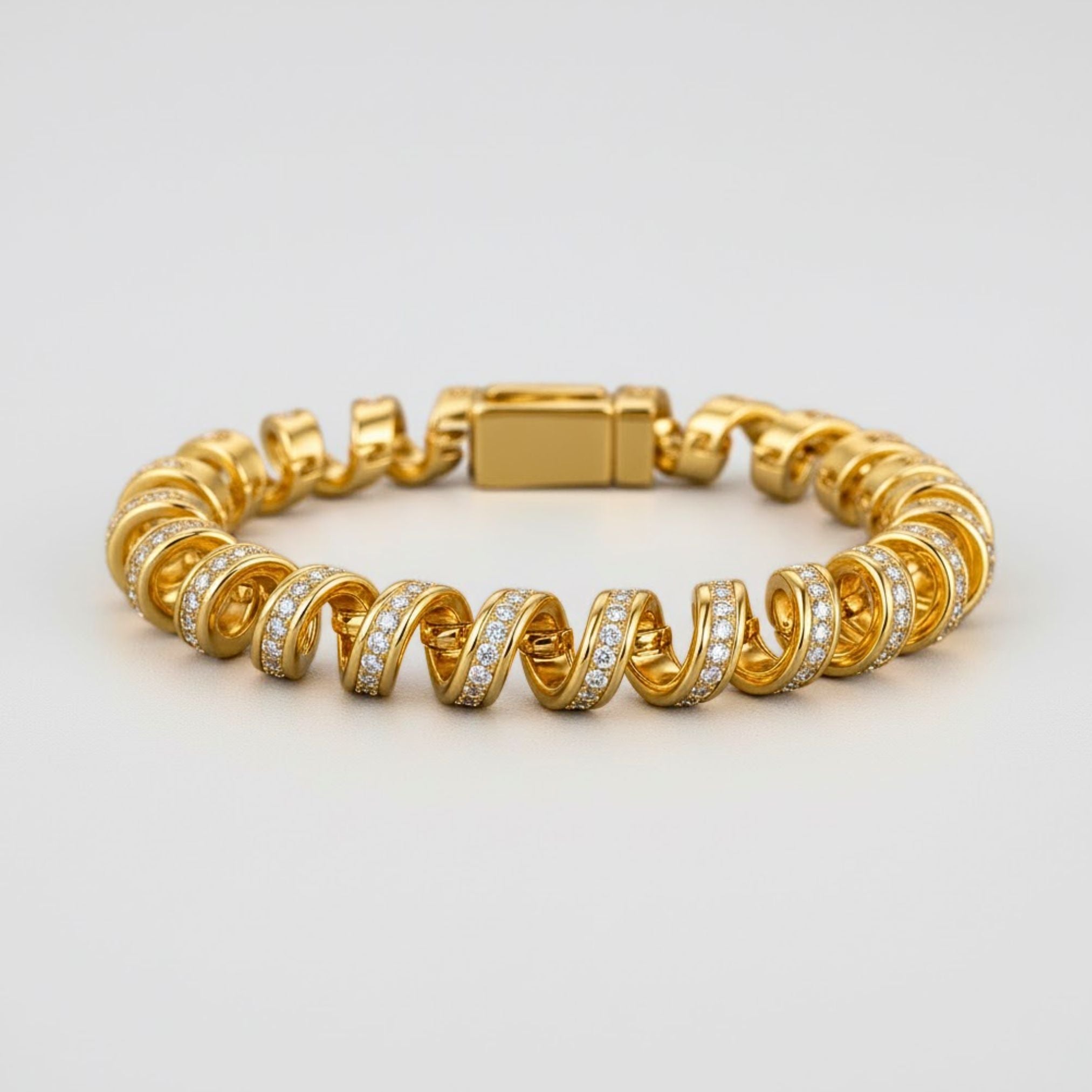 Slinky Pavé Bracelet