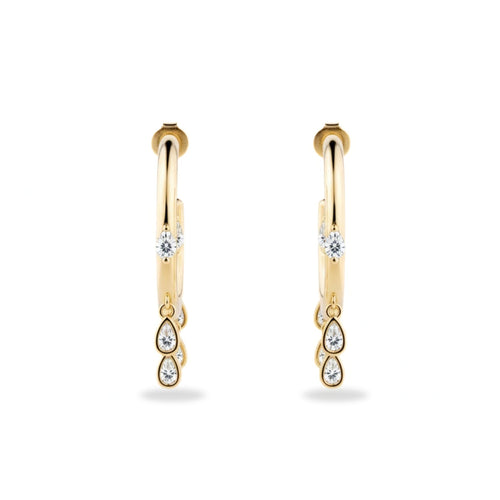 Celestial Droplet Hoop Earrings