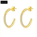 Radiance Pavé Hoops-25mm
