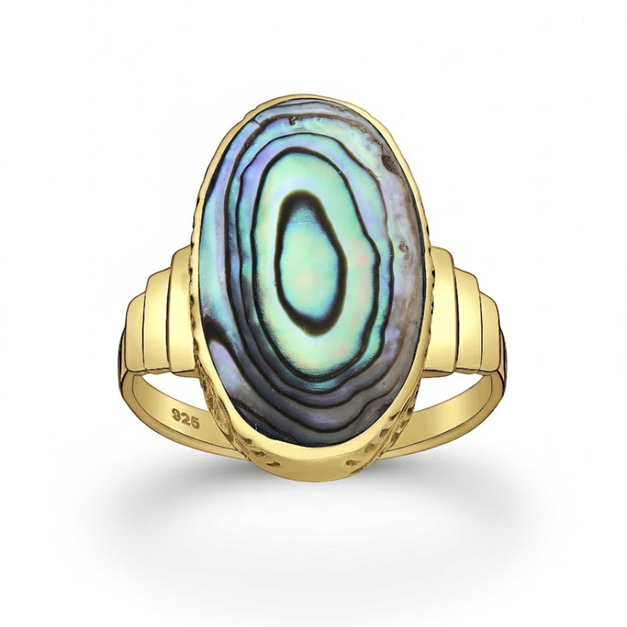 Lunara Paua Oval Ring