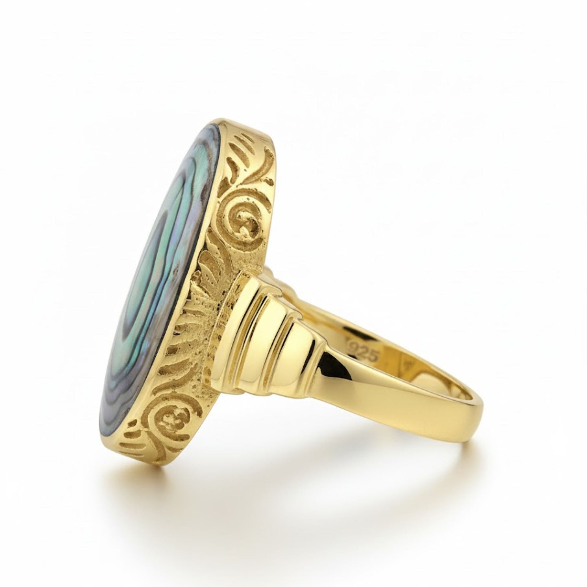 Lunara Paua Oval Ring