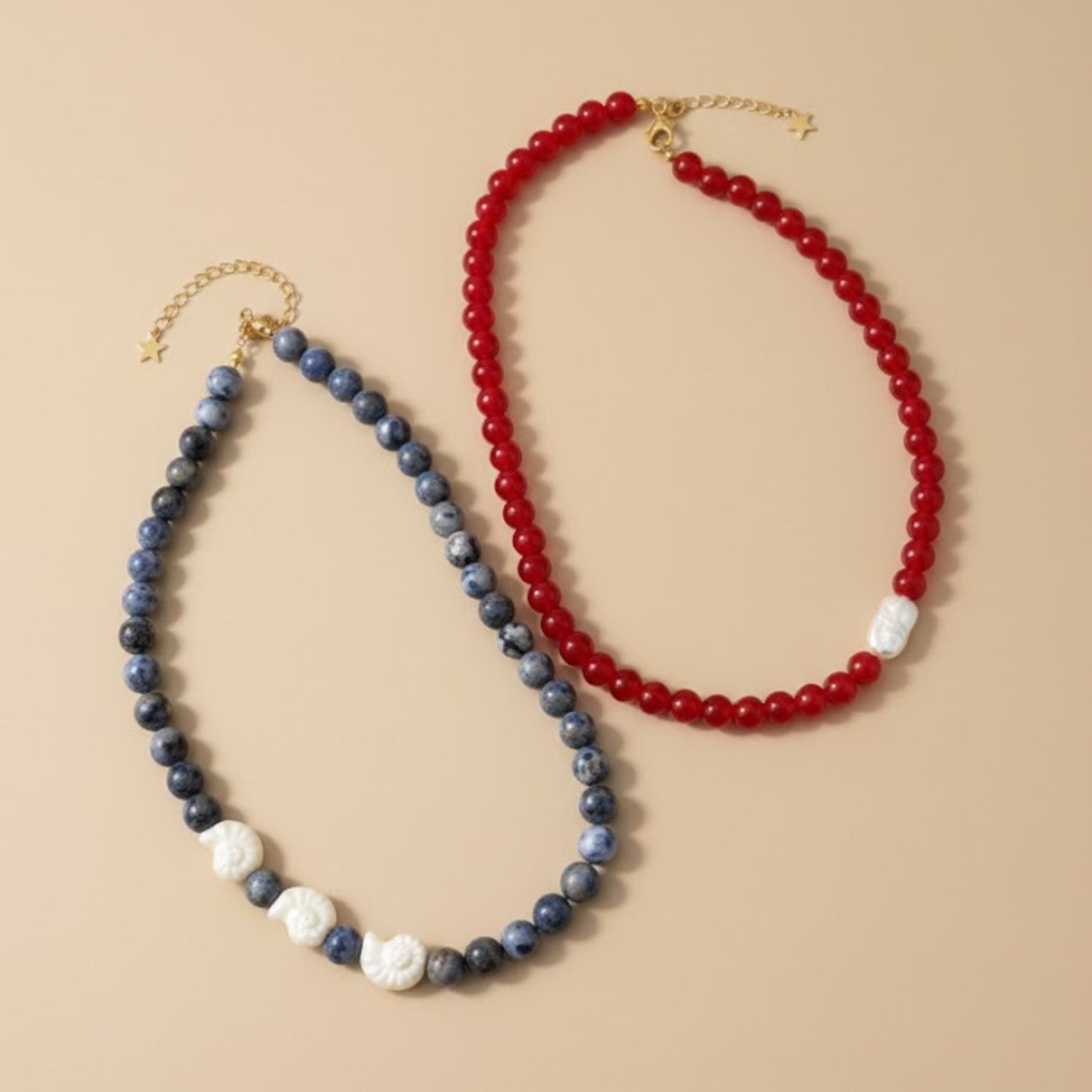 Solara Pearl Agate Necklace