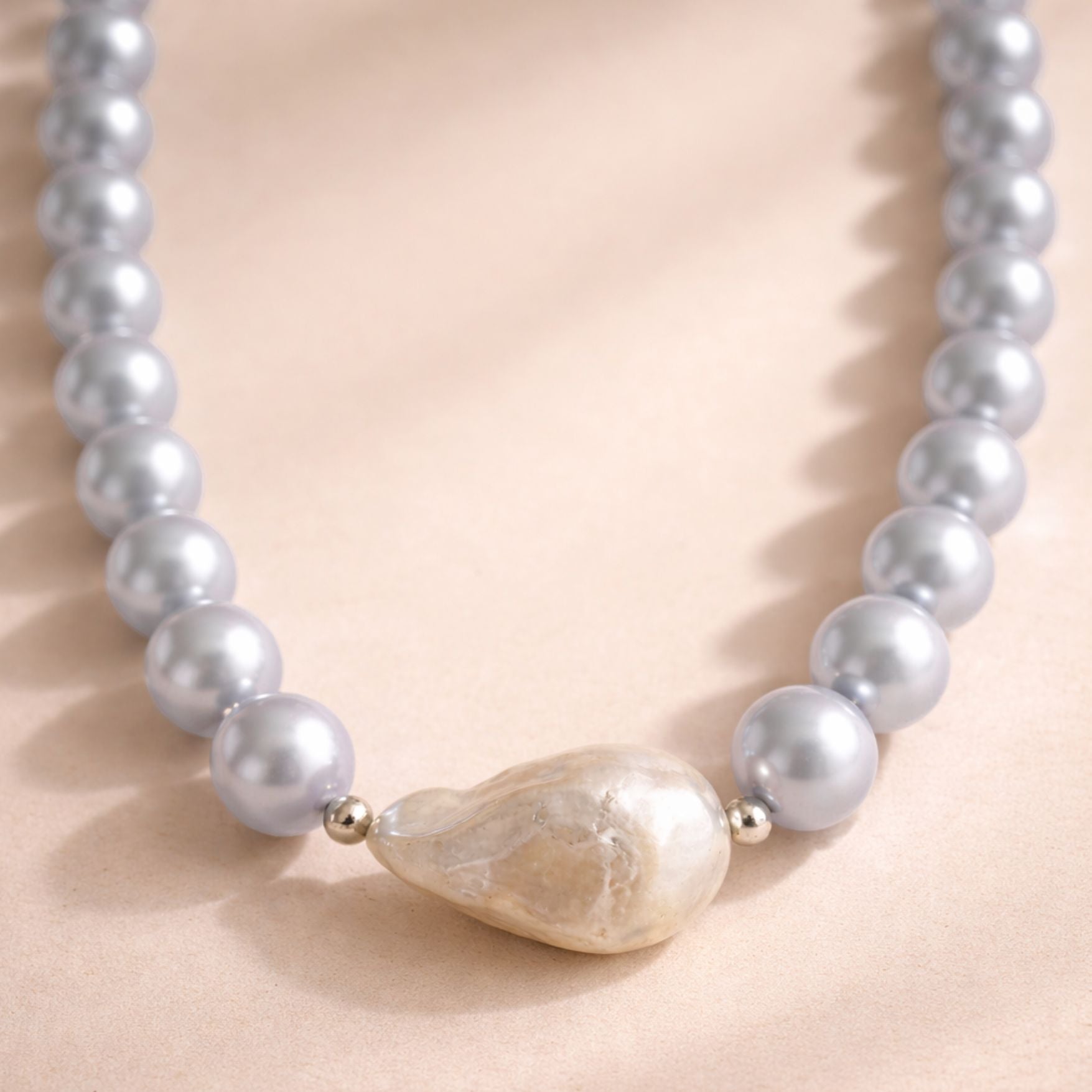 Aurelia Baroque Pearl Necklace