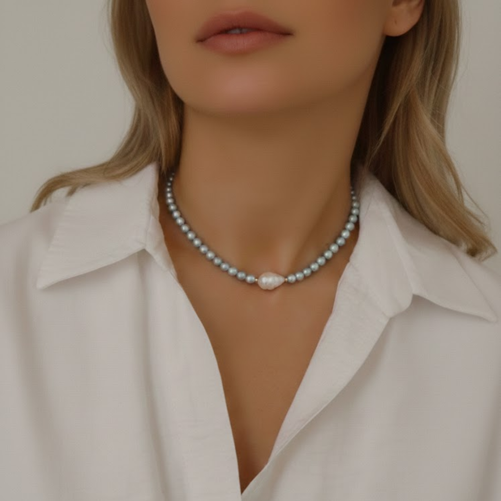 Aurelia Baroque Pearl Necklace